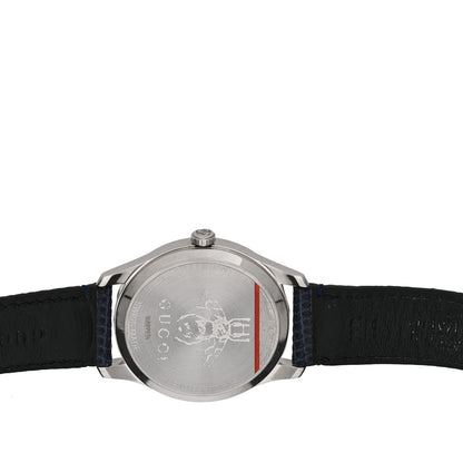 Gucci Stainless Steel Alligator Mother of Pearl 29mm G-Timeless Charm Quartz Watch 4 of 4