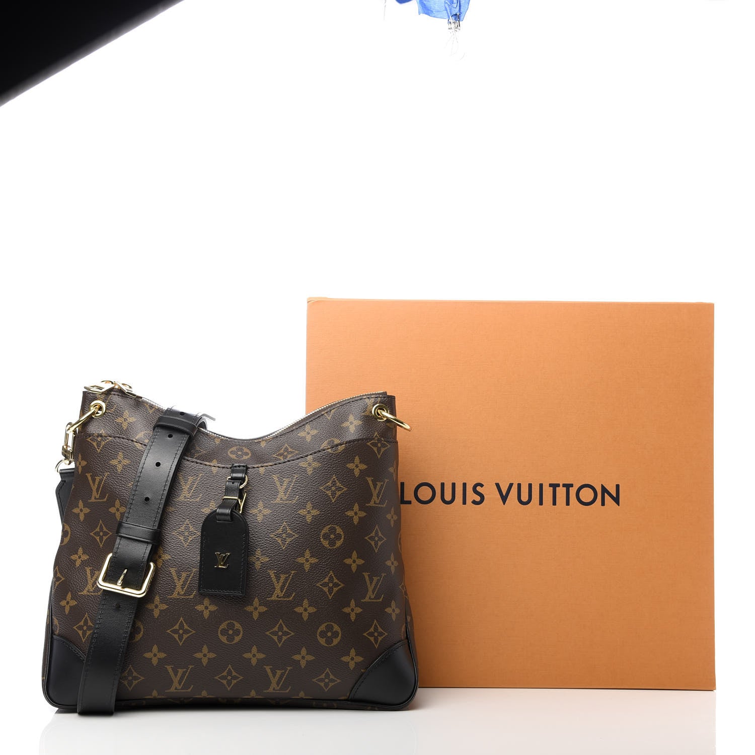 Louis Vuitton Monogram Odeon MM Black 9 of 9