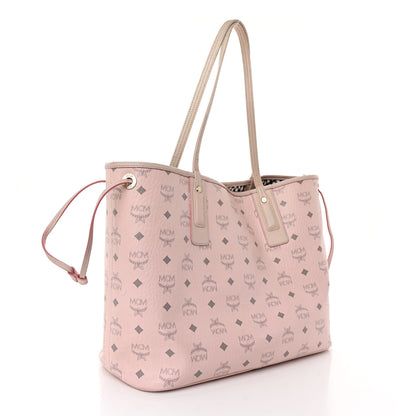 MCM Visetos Medium Liz Reversible Shopper Tote Soft Pink 6 of 21