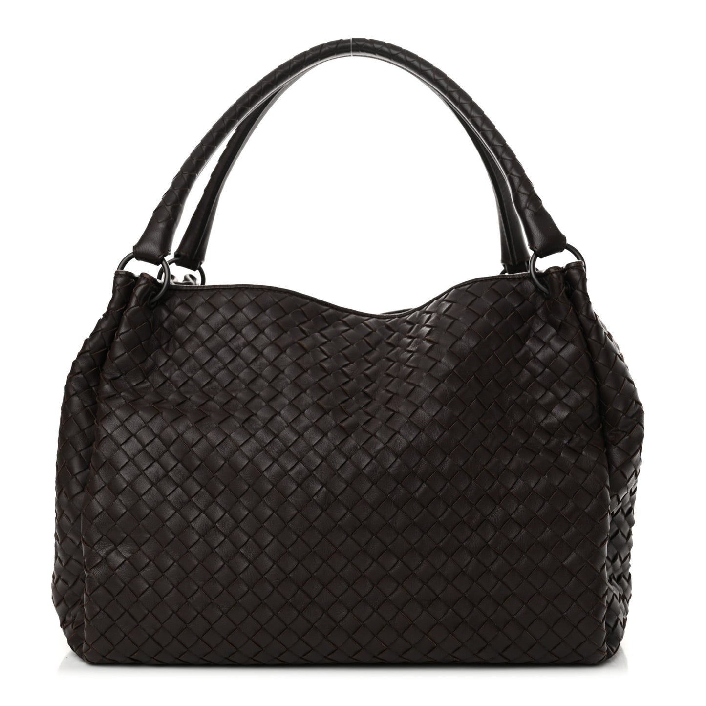 Nappa Intrecciato Parachute Bag Ebano