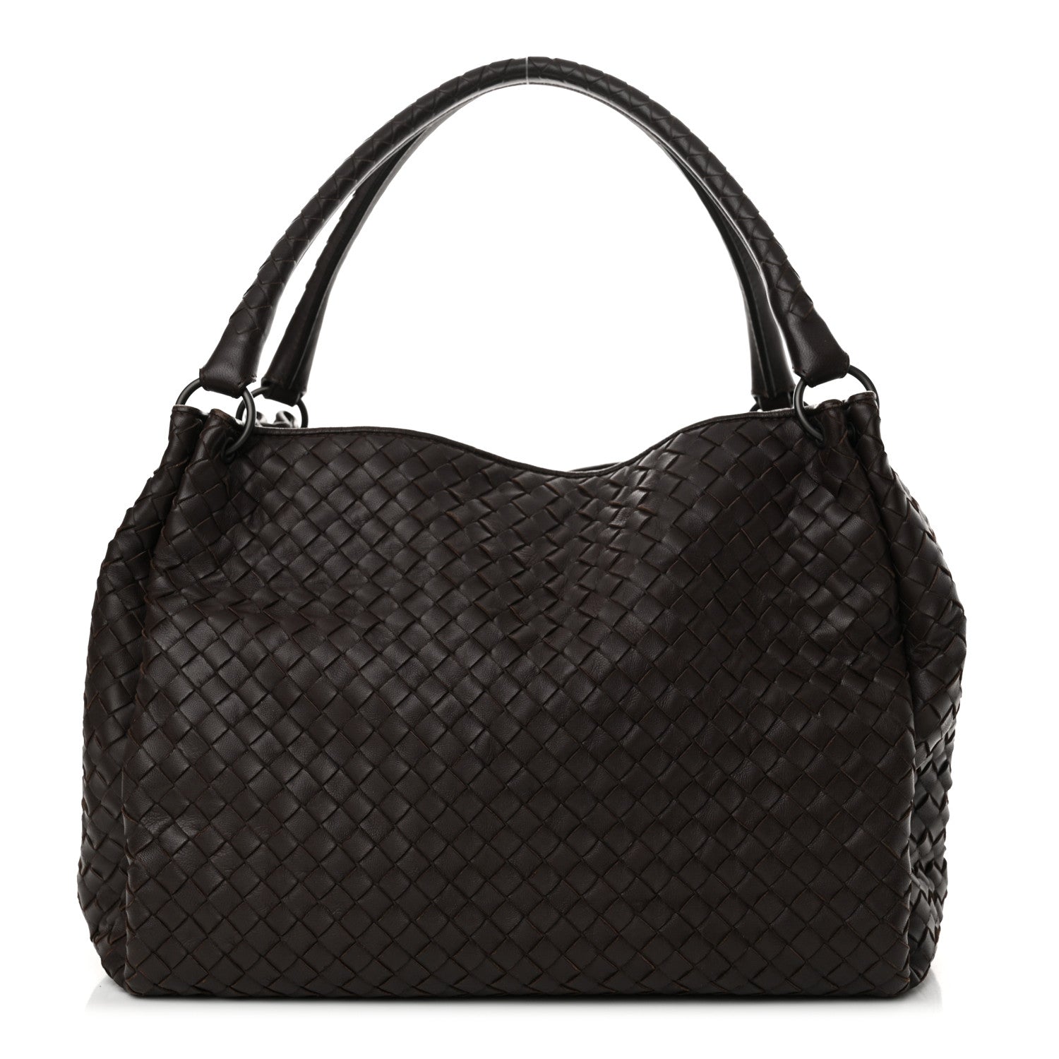 Bottega Veneta Nappa Intrecciato Parachute Bag Ebano 1 of 16