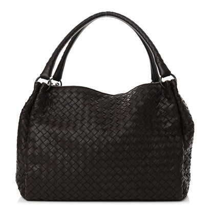 Bottega Veneta Nappa Intrecciato Parachute Bag Ebano 1 of 16