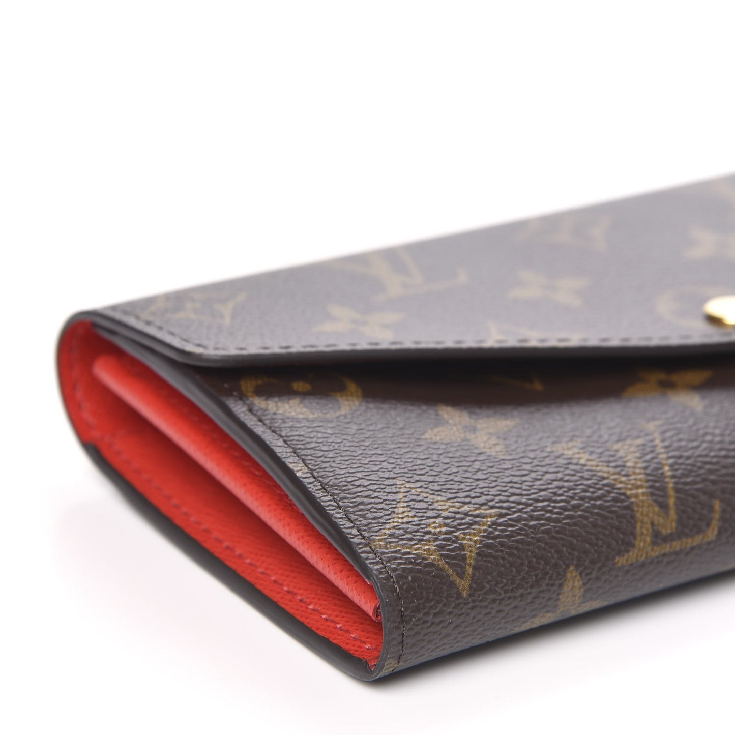 Monogram Sarah Wallet NM Coquelicot