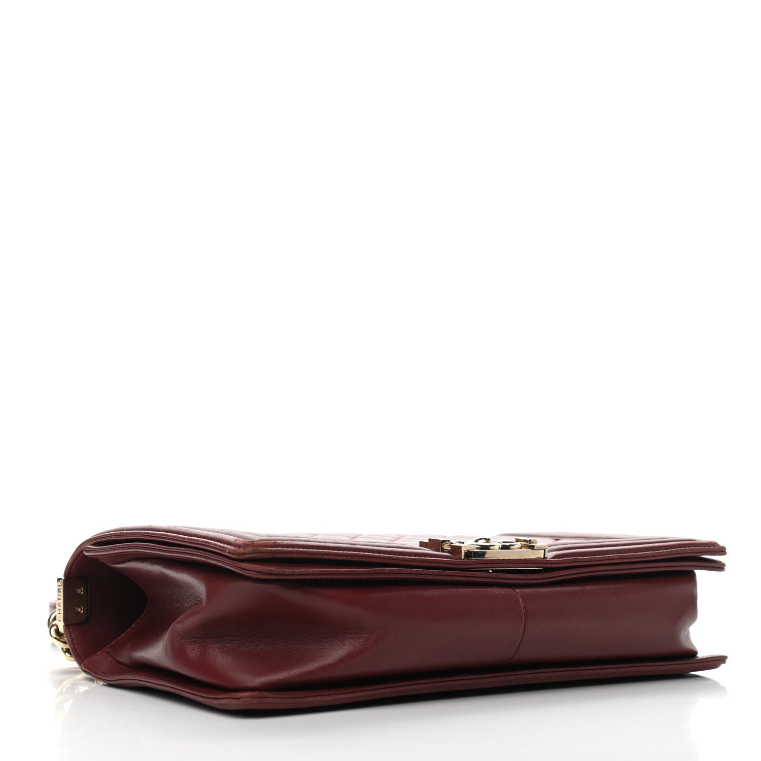 Chanel Lambskin Quilted New Medium Boy Flap Dark Red 4 of 16