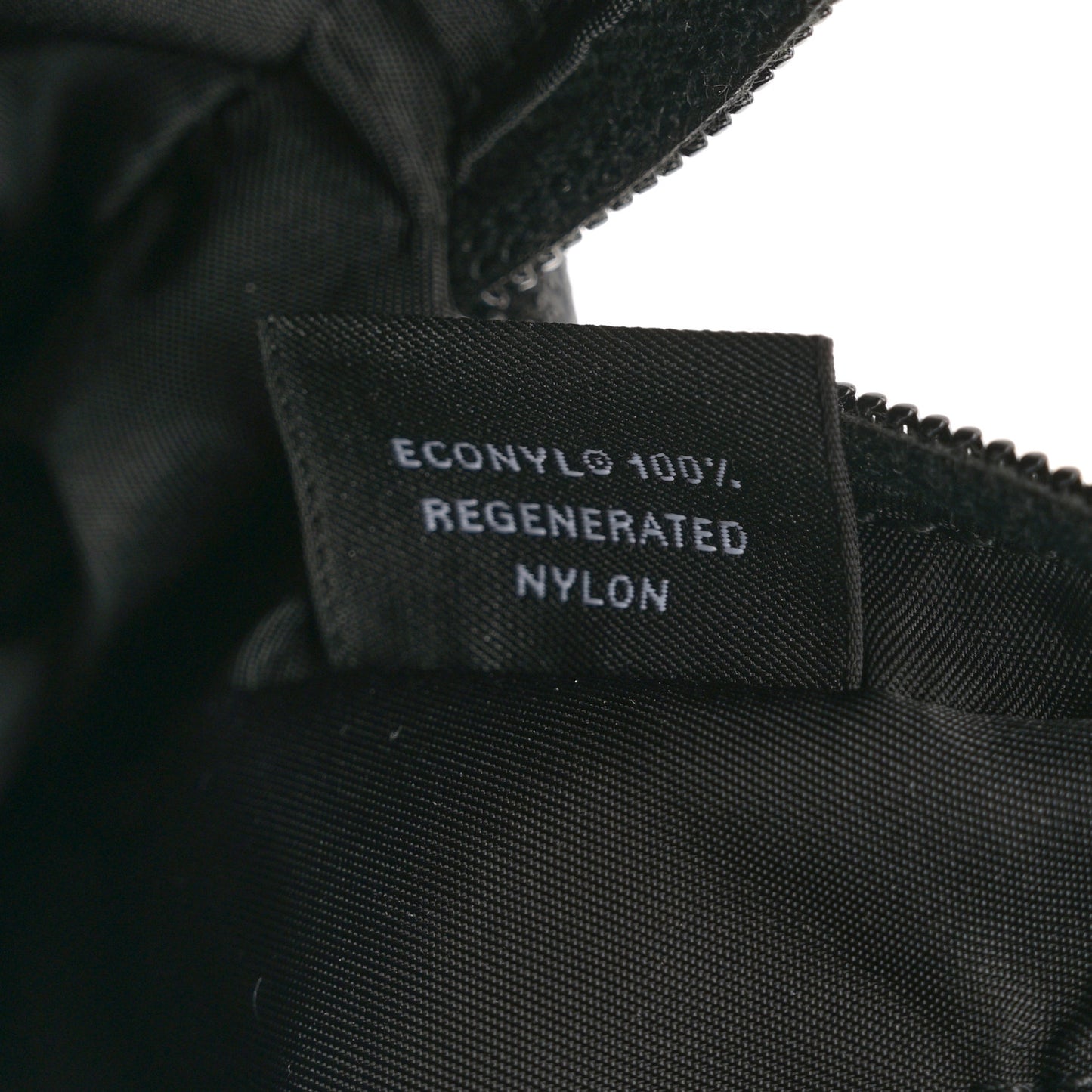 Re-Nylon Saffiano Belt Bag L Black