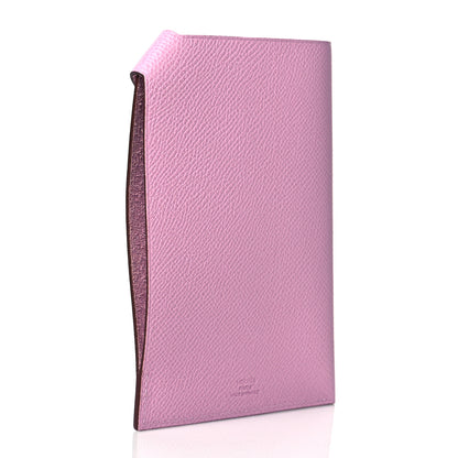 Hermes Epsom Tarmac PM Passport Holder Mauve Sylvestre 3 of 8