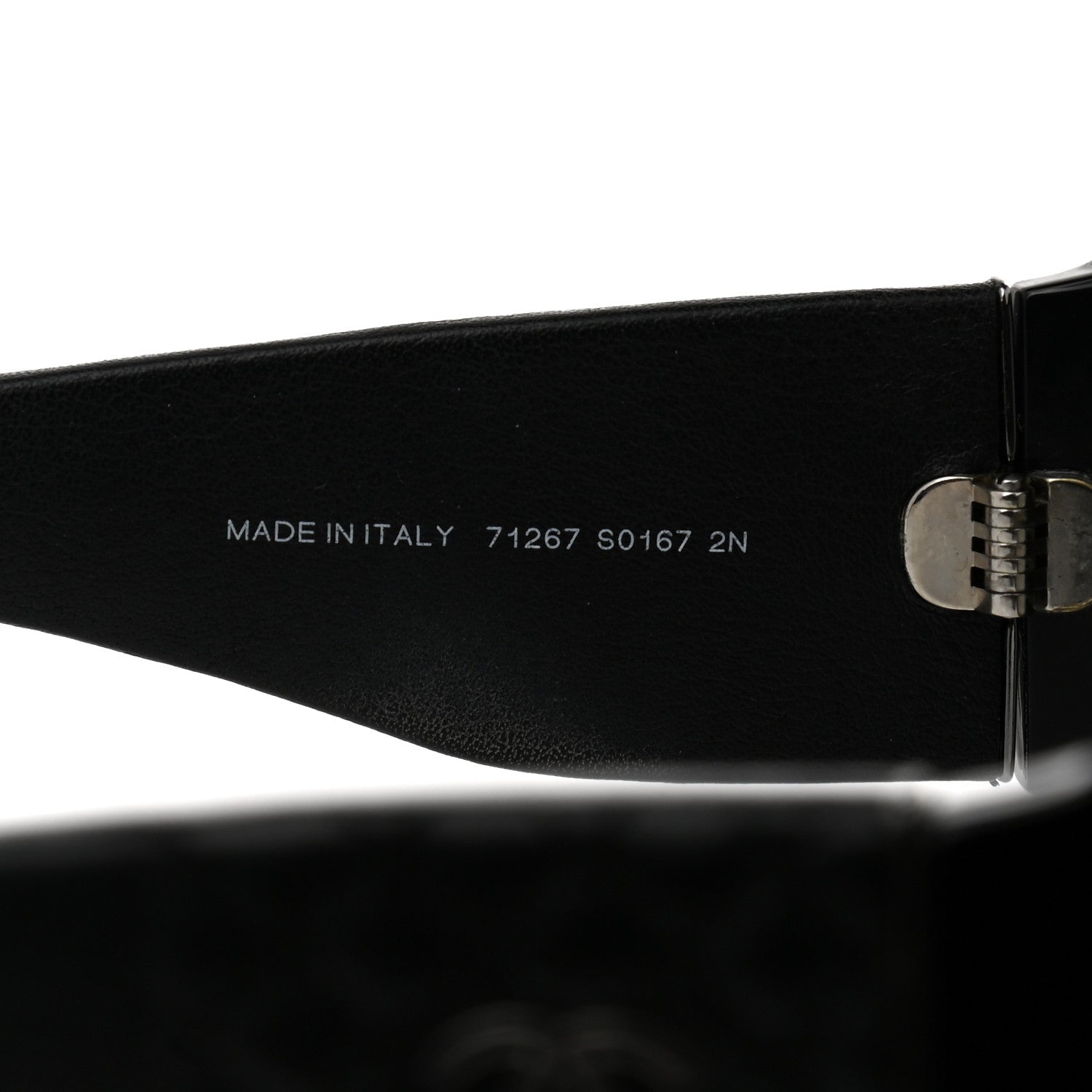 Chanel Lambskin Shield Quilted Sunglasses 71267 Black 5 of 9