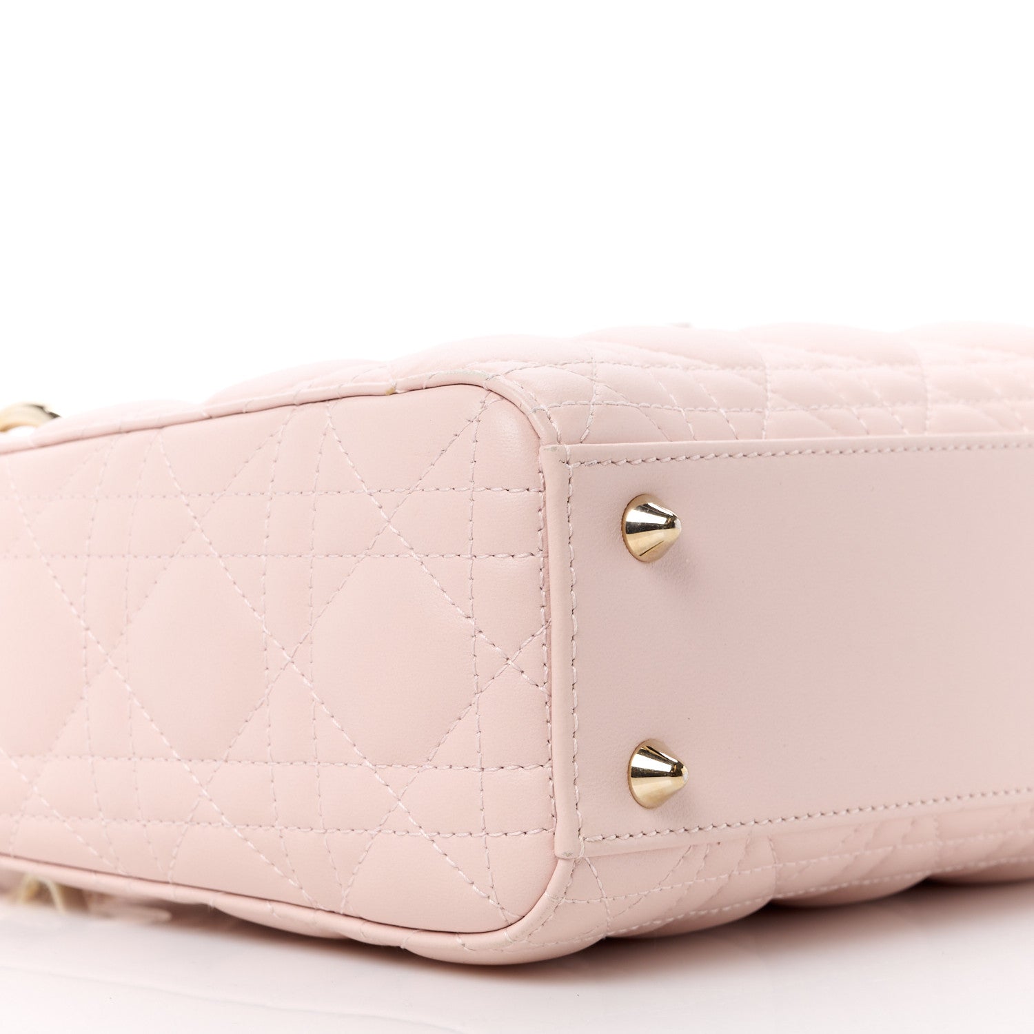 Christian Dior Lambskin Cannage Small My ABCDior Lady Dior Pink 10 of 15