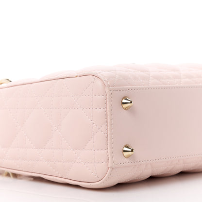 Christian Dior Lambskin Cannage Small My ABCDior Lady Dior Pink 10 of 15