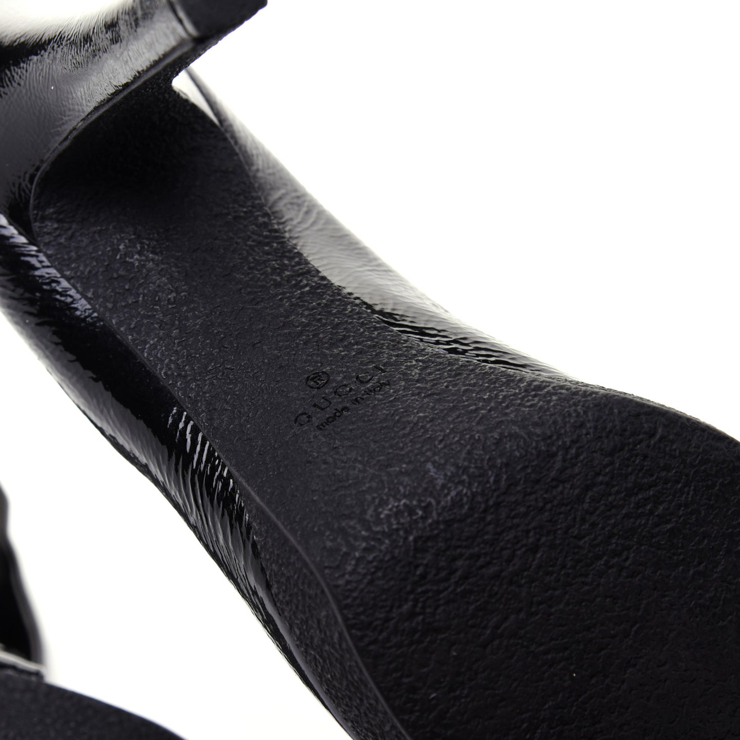 Patent Horsebit Platform Peep Toe Pumps 9.5 Black