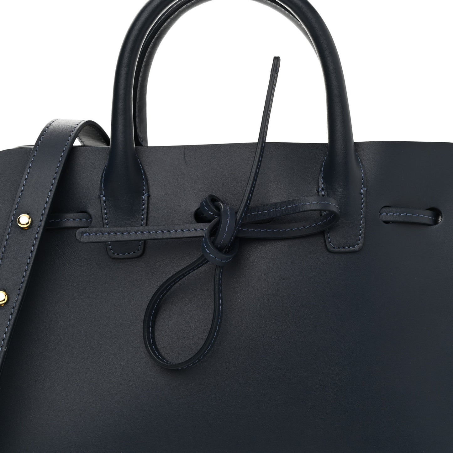Calfskin Mini Sun Bag Blu