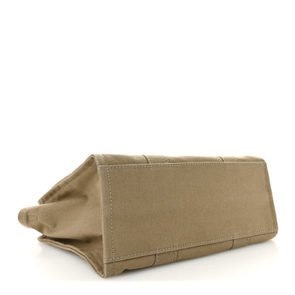 Marc Jacobs Cotton Canvas Medium The Traveler Tote Bag Slate Green 4 of 14