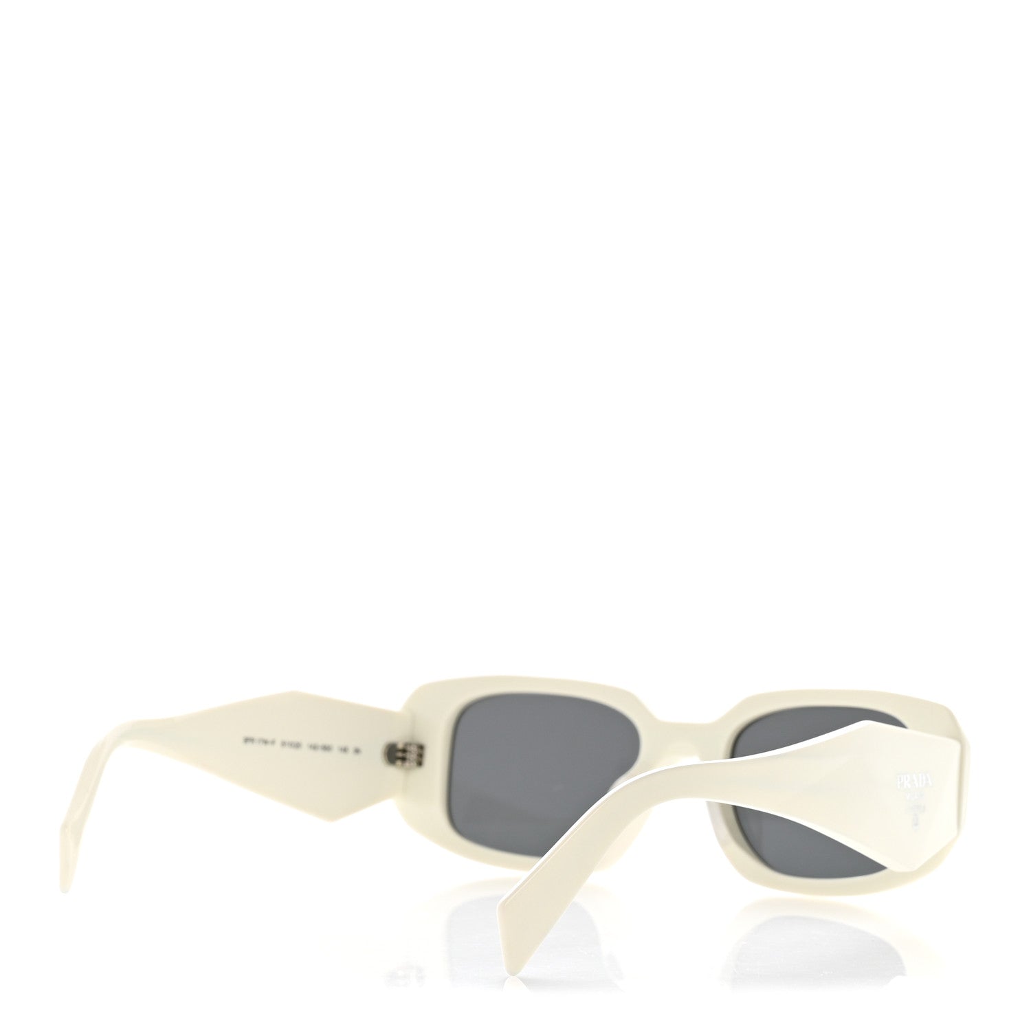 Prada Acetate Symbole Sunglasses SPR 17W White 4 of 9