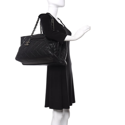 Chanel Caviar Quilted Coco Casual Tote Black 2 of 10