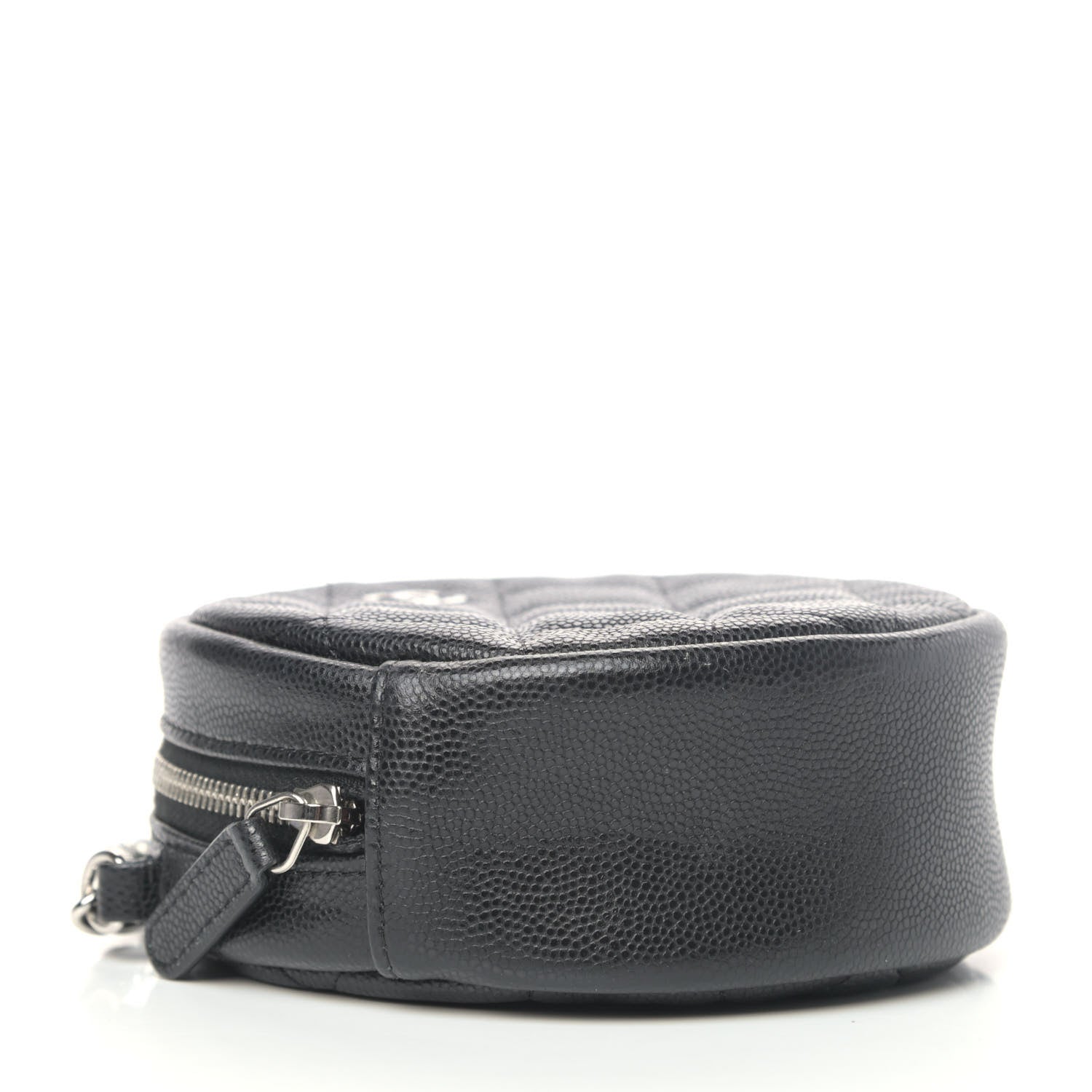 Chanel Caviar Quilted Round Clutch With Chain Black 3 of 4
