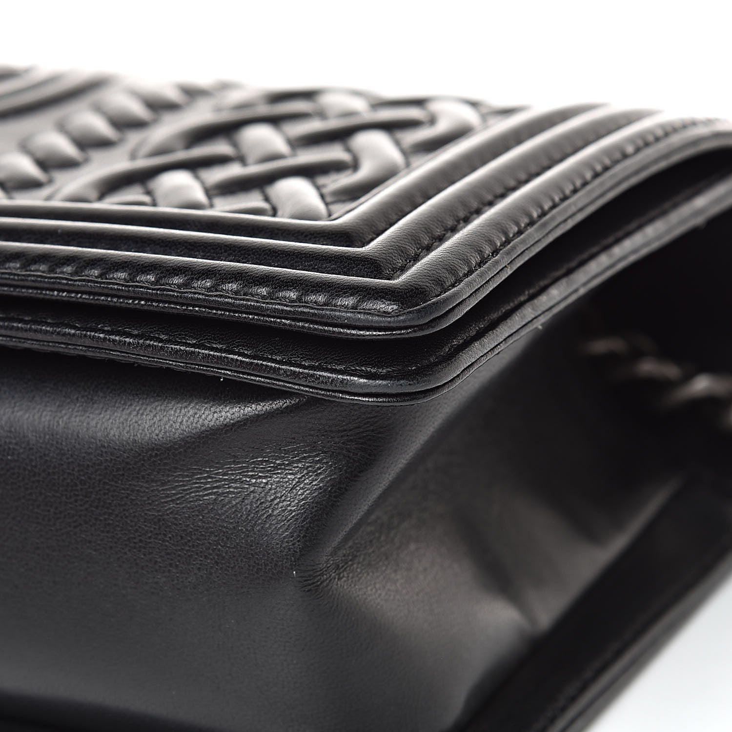 Chanel Lambskin Medium Celtic Boy Flap Black 9 of 18