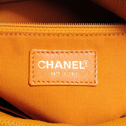 Chanel Caviar Quilted Petit Timeless Shopping Tote PTT Ochre 6 of 7