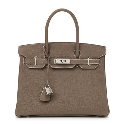 Hermes Togo BIRKIN 30 Etoupe 1 of 11