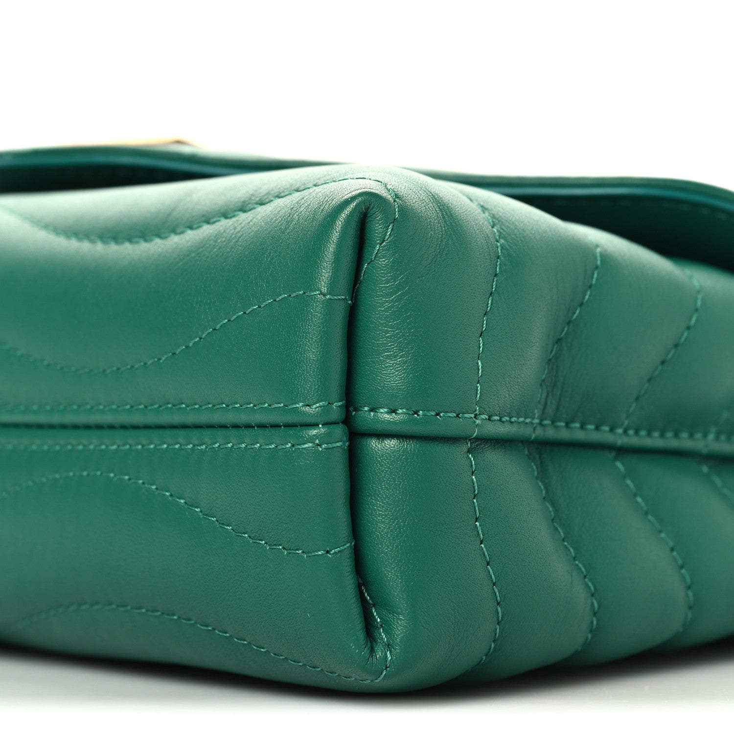 Louis Vuitton Calfskin New Wave Chain Bag MM NM  Emerald 9 of 10
