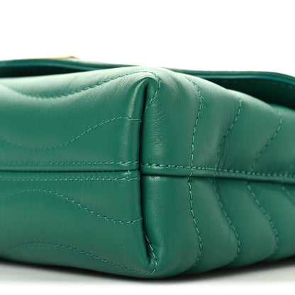 Louis Vuitton Calfskin New Wave Chain Bag MM NM  Emerald 9 of 10