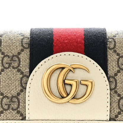 Gucci GG Supreme Monogram Web Small Ophidia Belt Bag 80 32 Beige Ebony White 9 of 11
