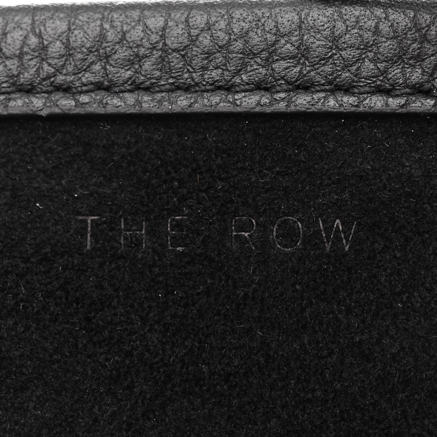 The Row Grained Calfskin Park Tote Three Black 7 of 13