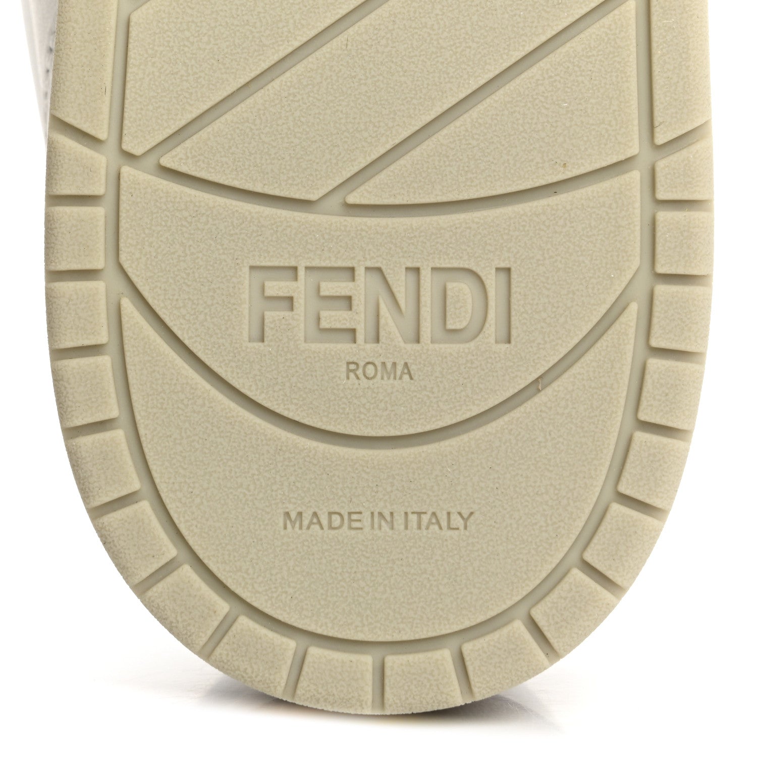 Fendi Vitello Logo Womens Low Top Sneakers 35.5 White 8 of 11
