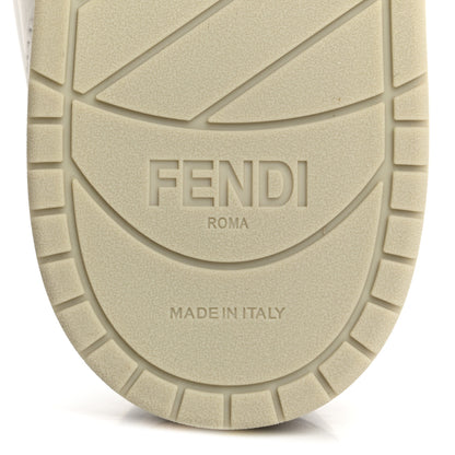 Fendi Vitello Logo Womens Low Top Sneakers 35.5 White 8 of 11