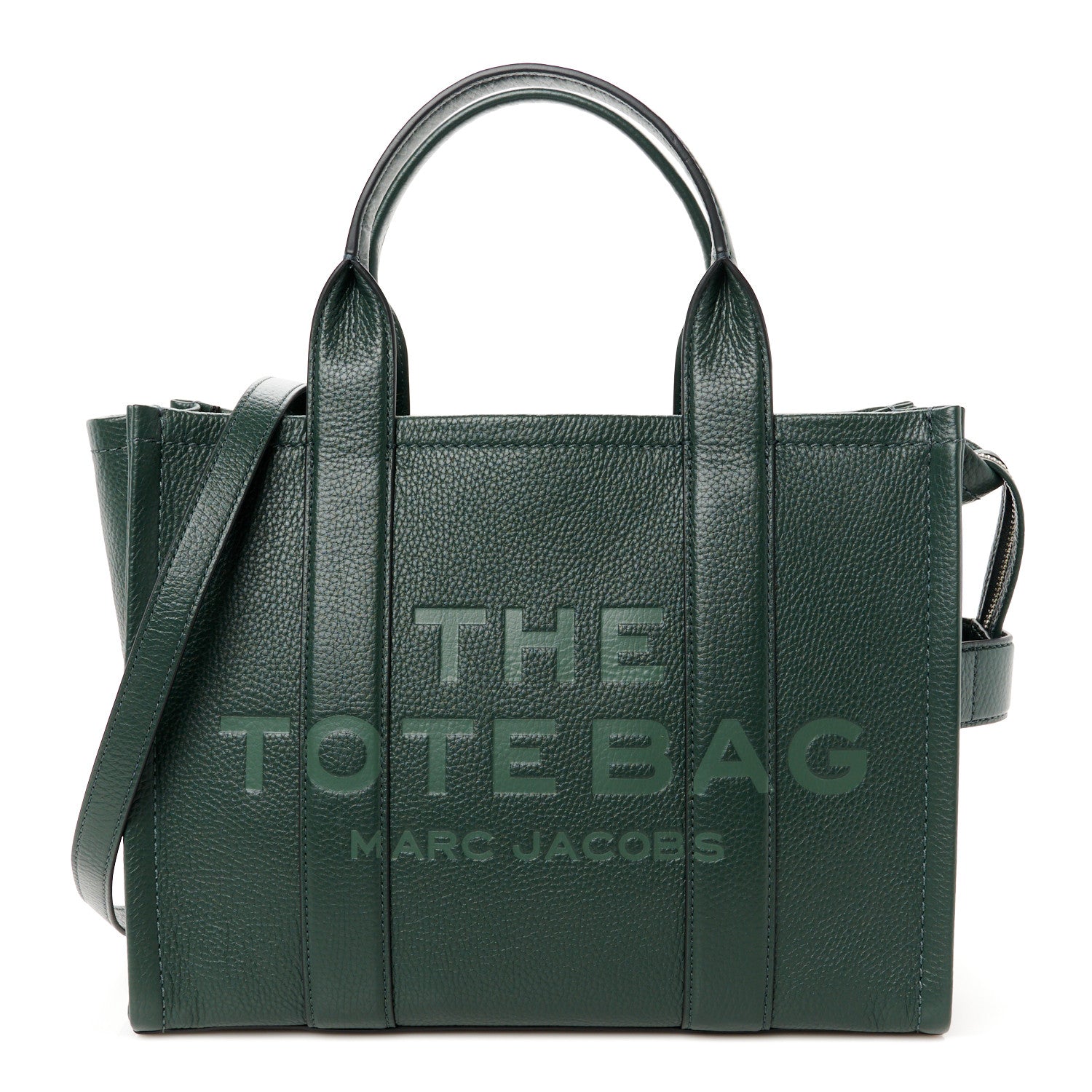 Marc Jacobs Grained Calfskin Medium The Tote Bag Ivy 1 of 12