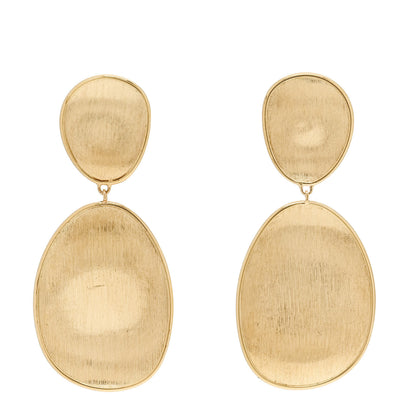 Marco Bicego 18K Yellow Gold Small Lunaria Drop Earrings 1 of 4