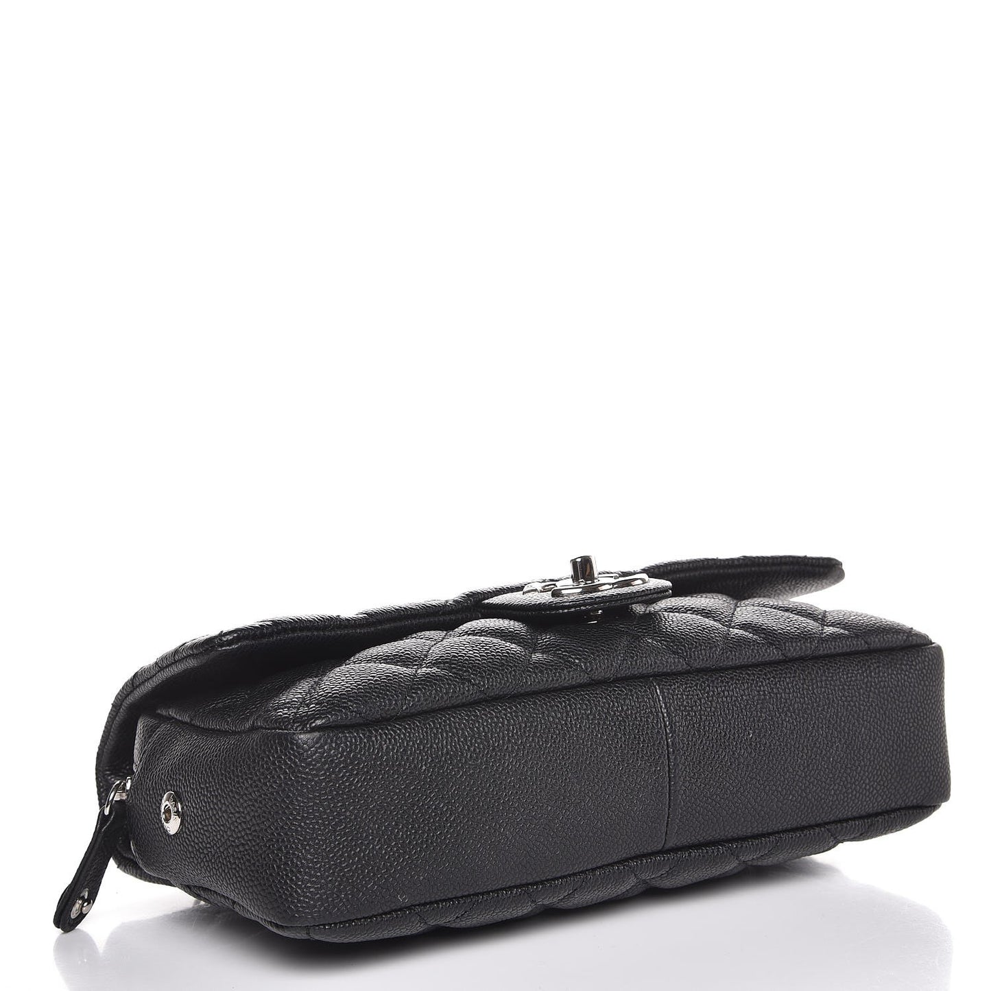Caviar Quilted Medium Easy Flap Black