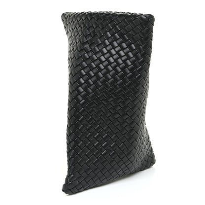Bottega Veneta Nappa Intrecciato Crisscross Clutch Black 2 of 9
