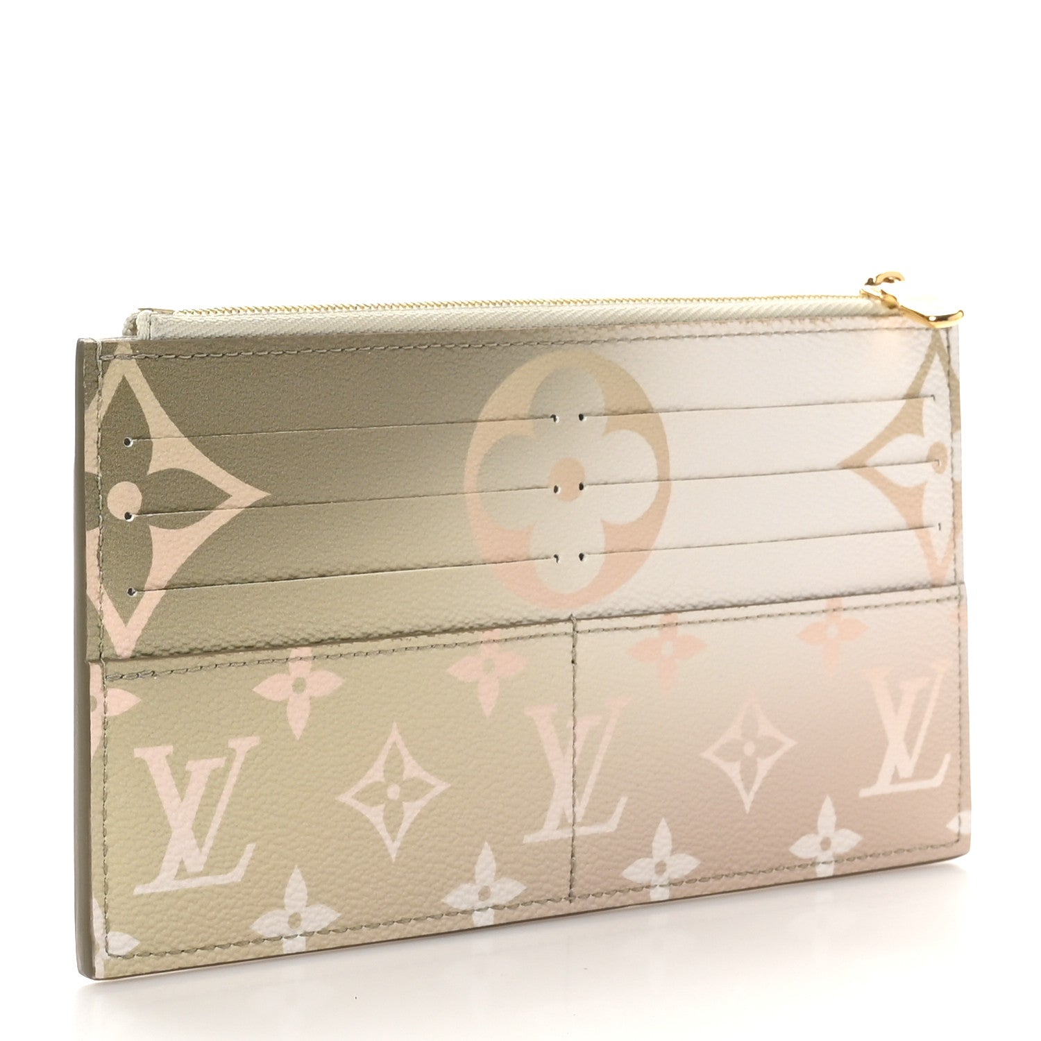 Louis Vuitton Monogram Giant Spring In The City Slim Purse Sunset Kaki 3 of 7