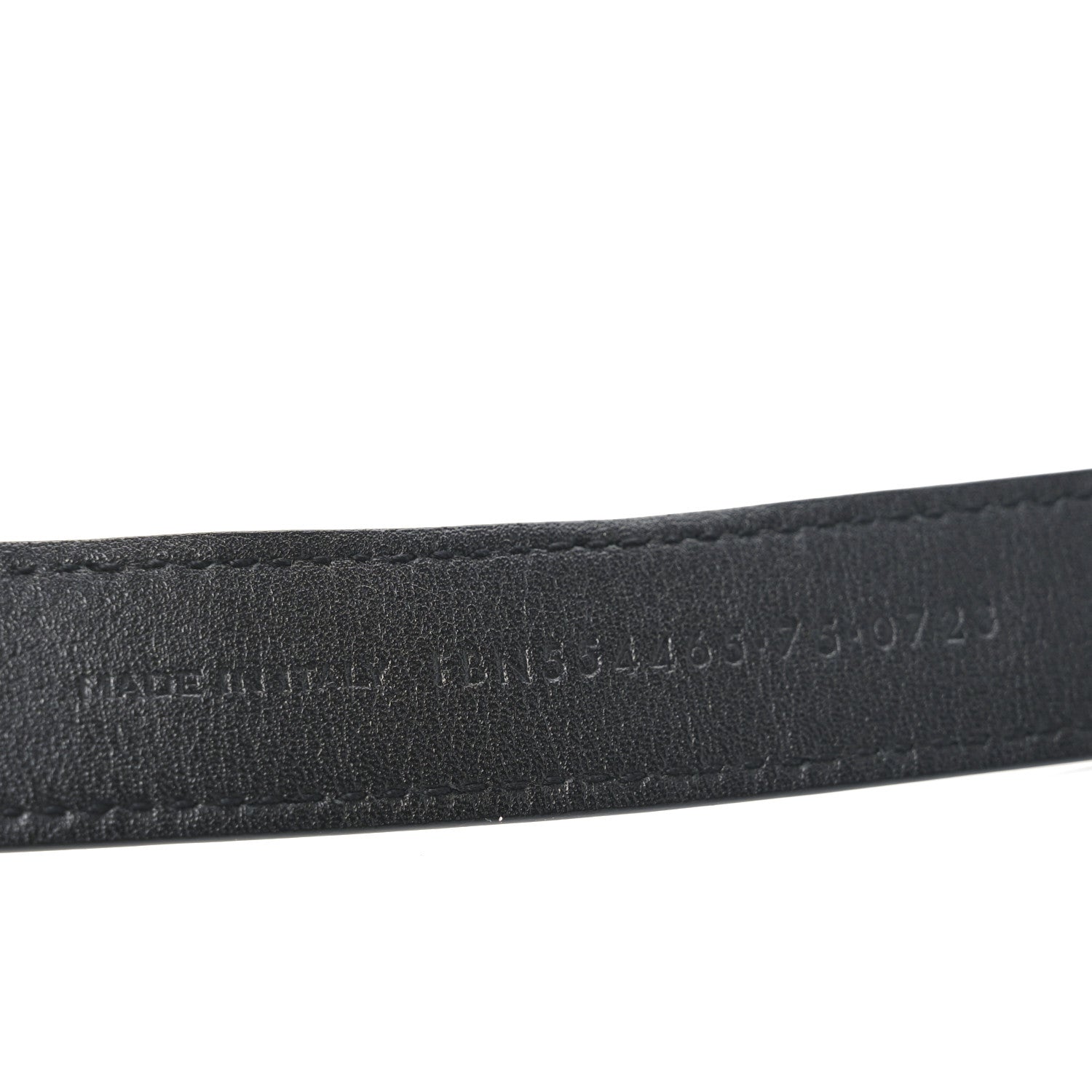 Saint Laurent Smooth Calfskin Monogram Square Buckle Belt 75 30 Black 4 of 5