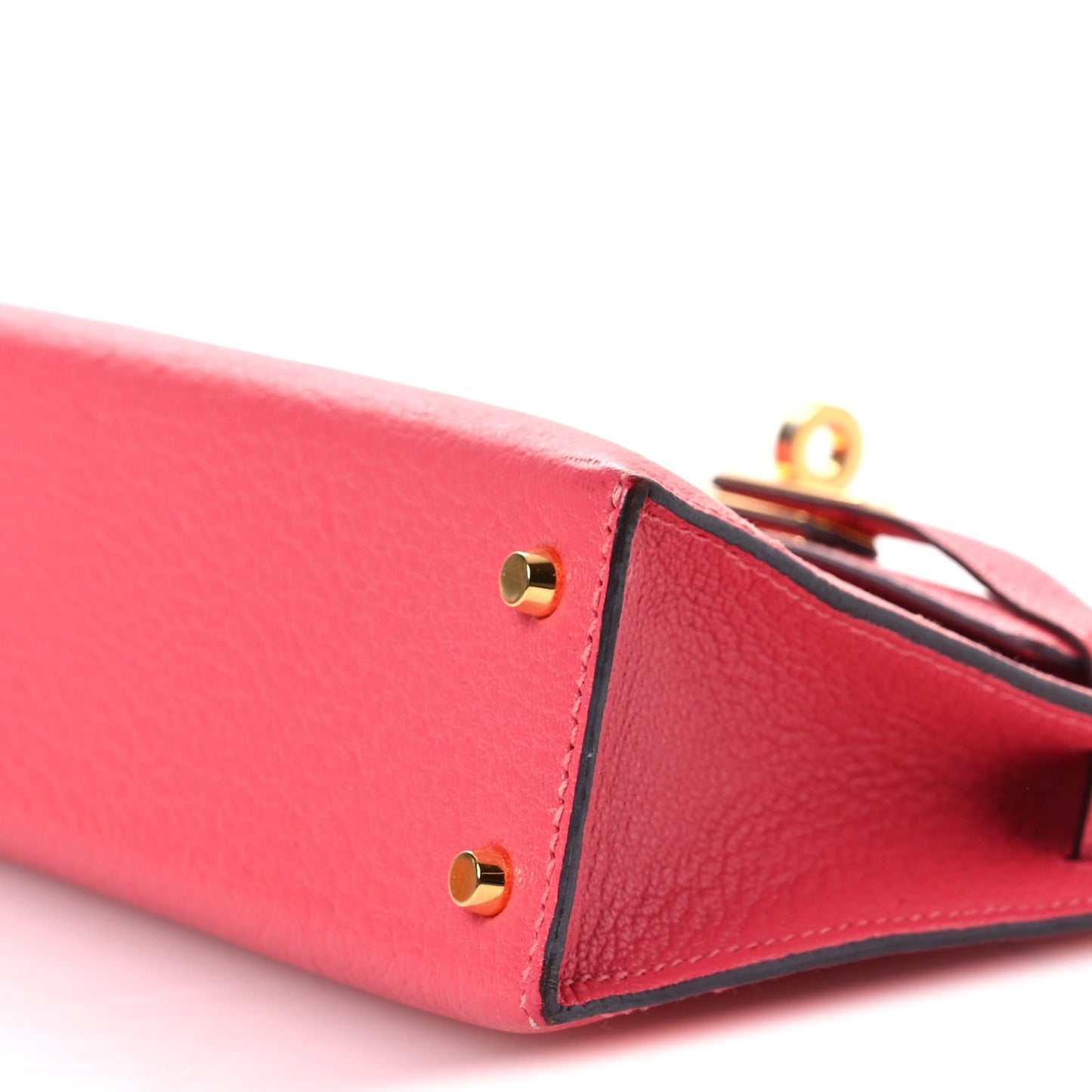 Chevre Mysore Mini Kelly Sellier 20 Rose Lipstick