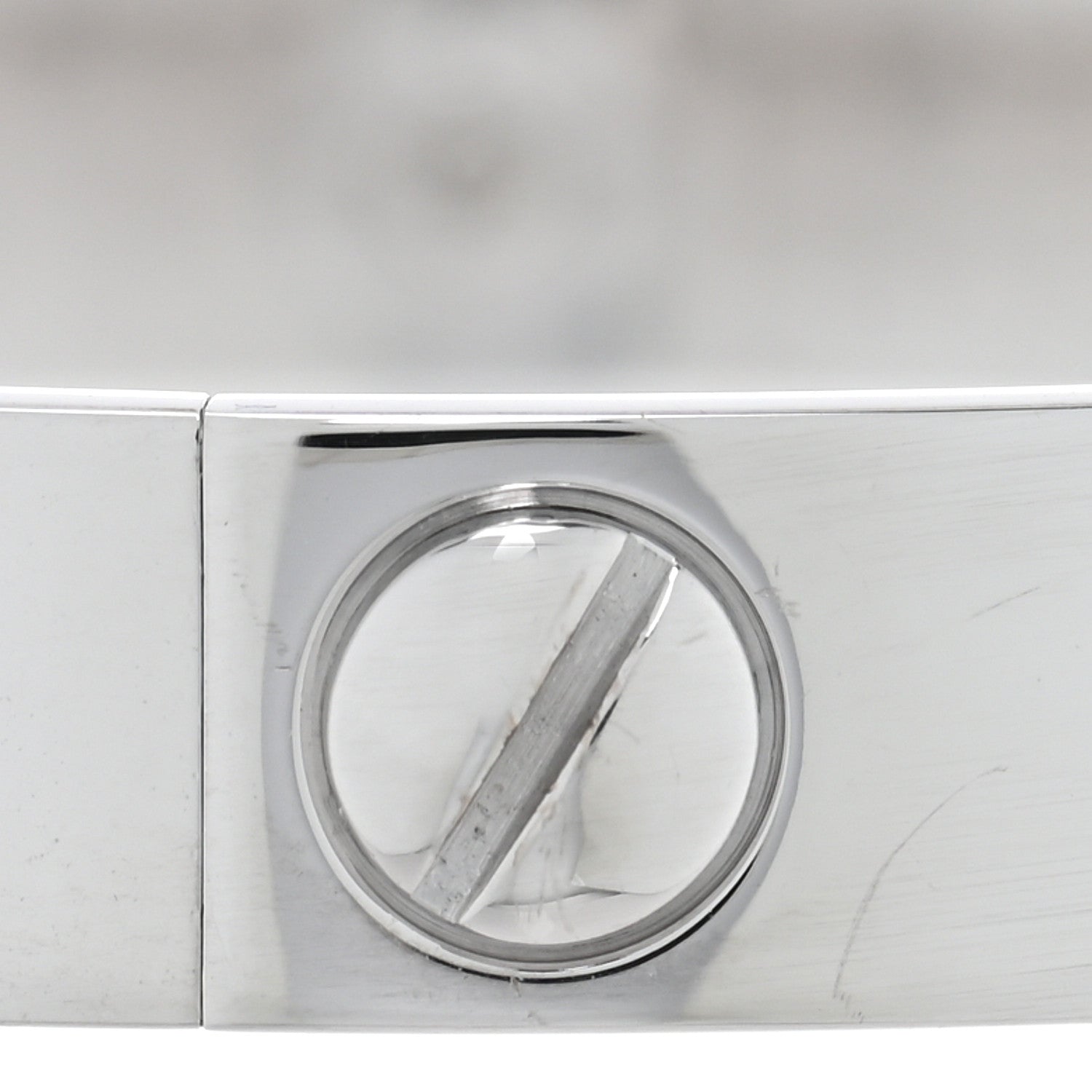 Cartier 18K White Gold 10 Diamond LOVE Bracelet 16 4 of 7