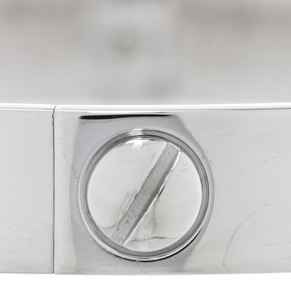 Cartier 18K White Gold 10 Diamond LOVE Bracelet 16 4 of 7