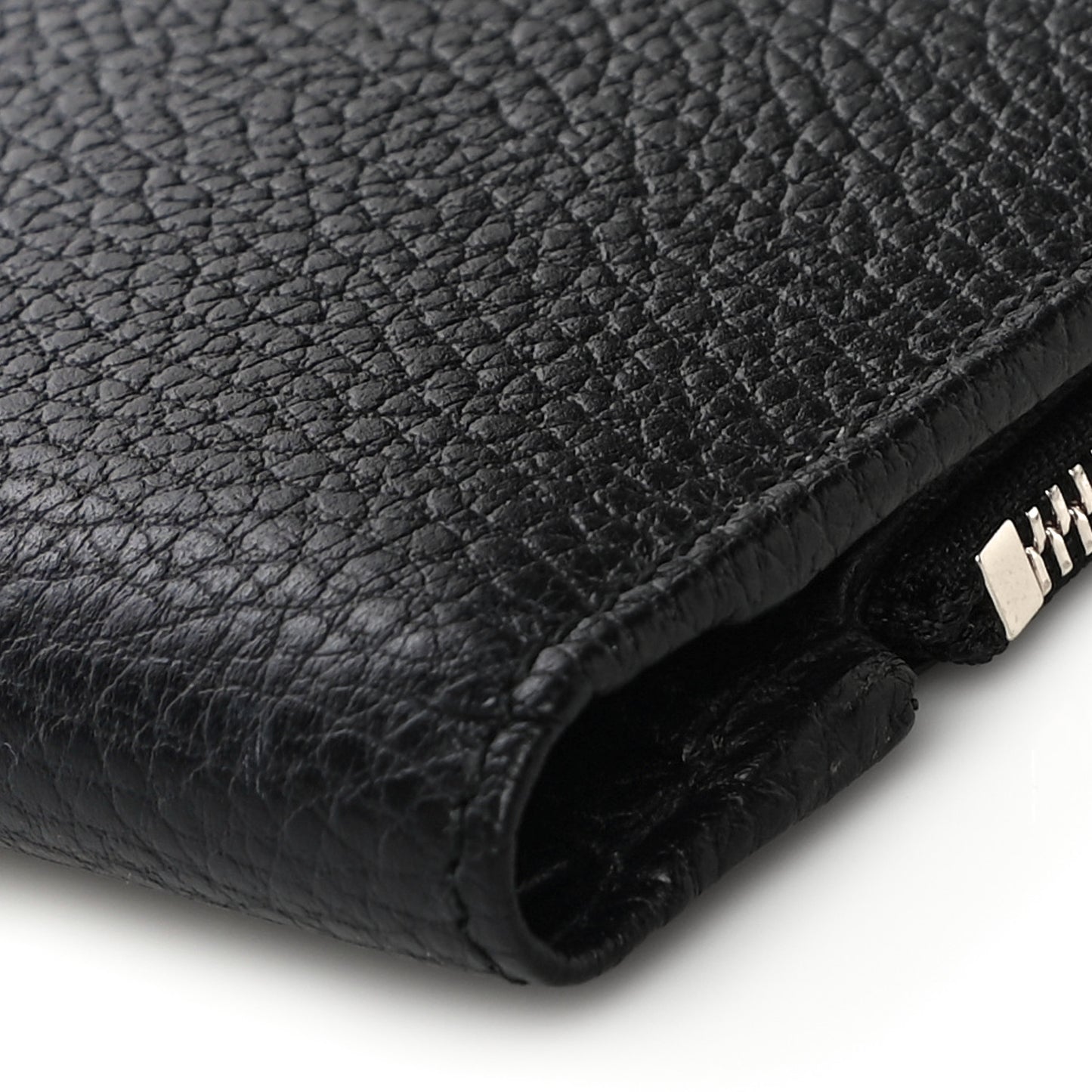 Dollar Calfskin GG Marmont Zipped Wallet Black