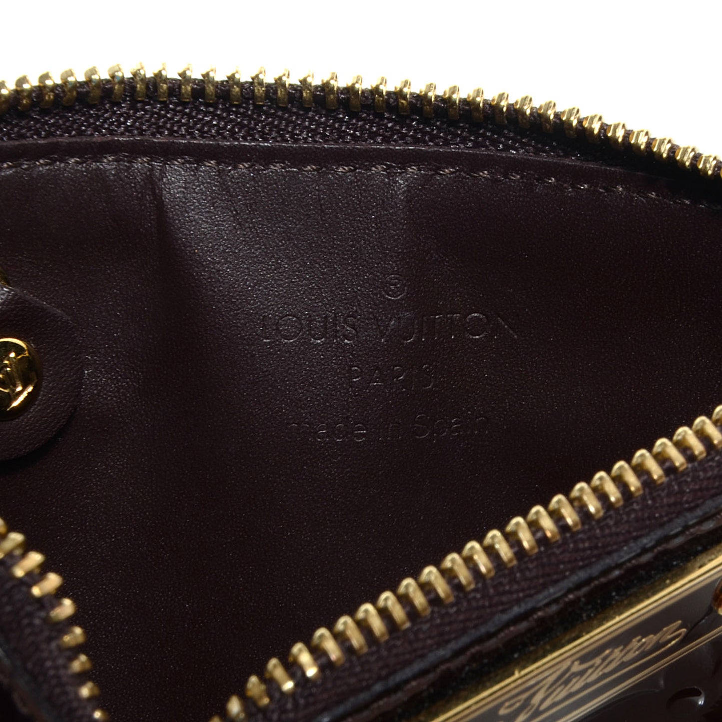 Vernis Key Pouch Amarante