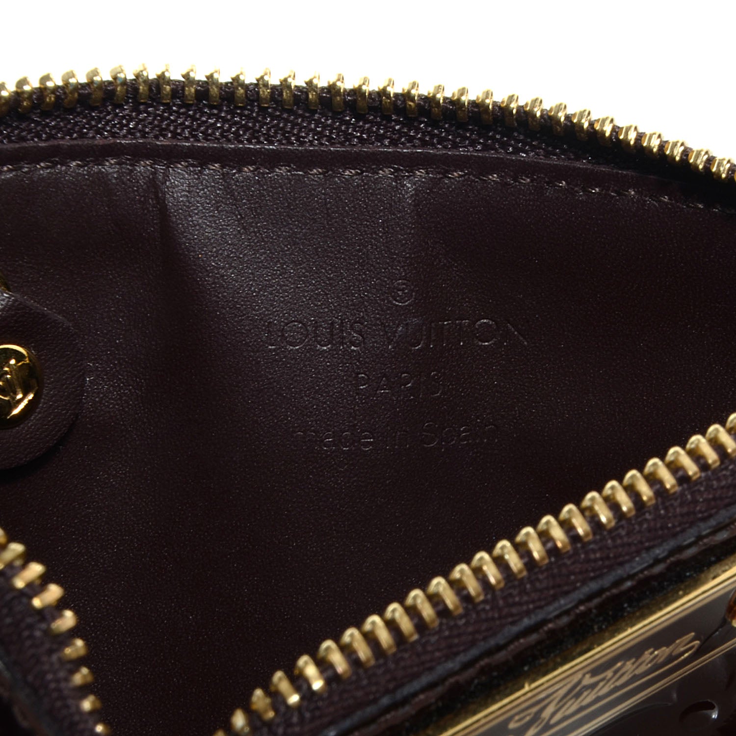 Louis Vuitton Vernis Key Pouch Amarante 5 of 7