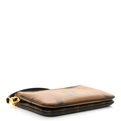 Louis Vuitton Reverse Monogram Giant Double Zip Pochette 4 of 10