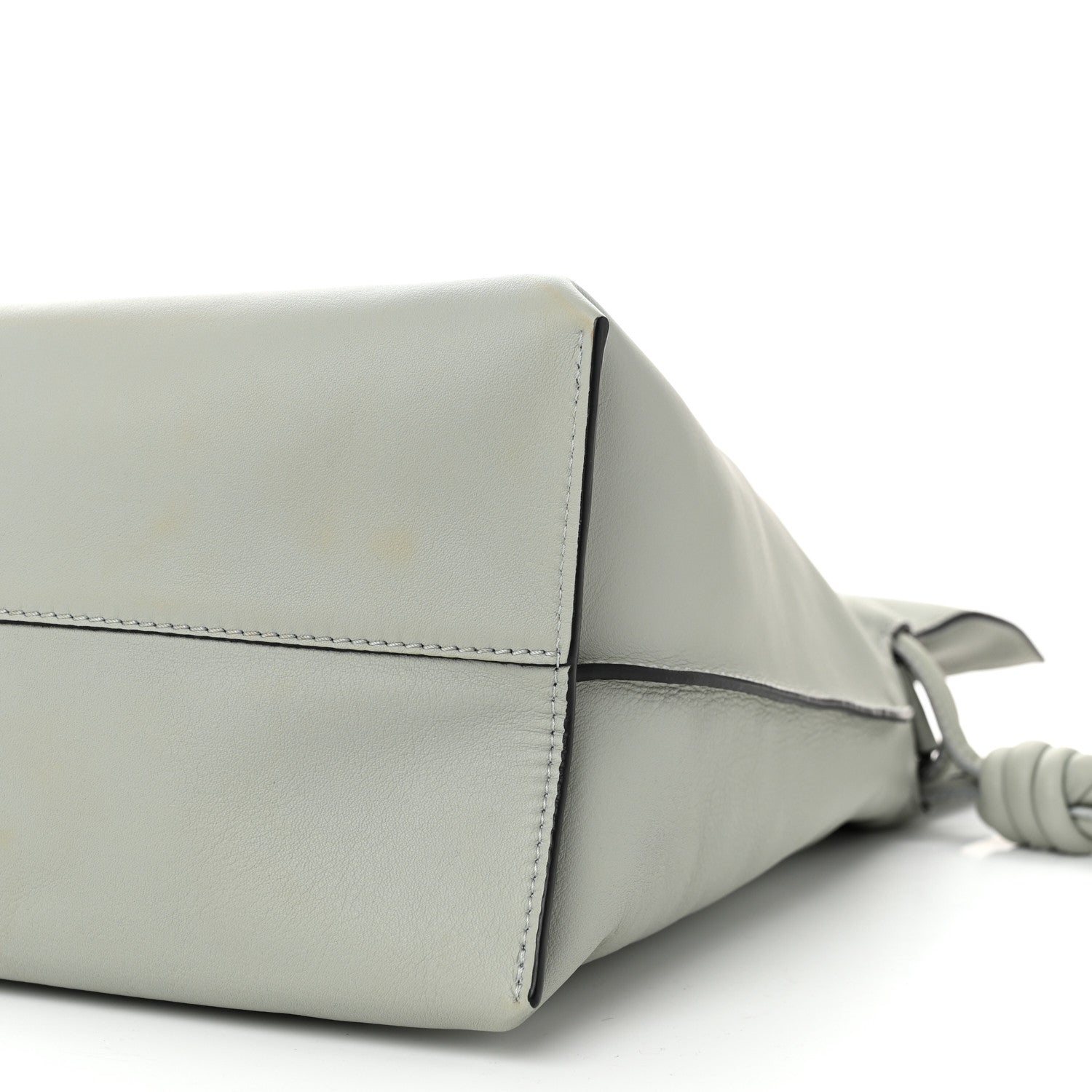 Loewe Calfskin Large Flamenco Knot Bag Grey 9 of 9