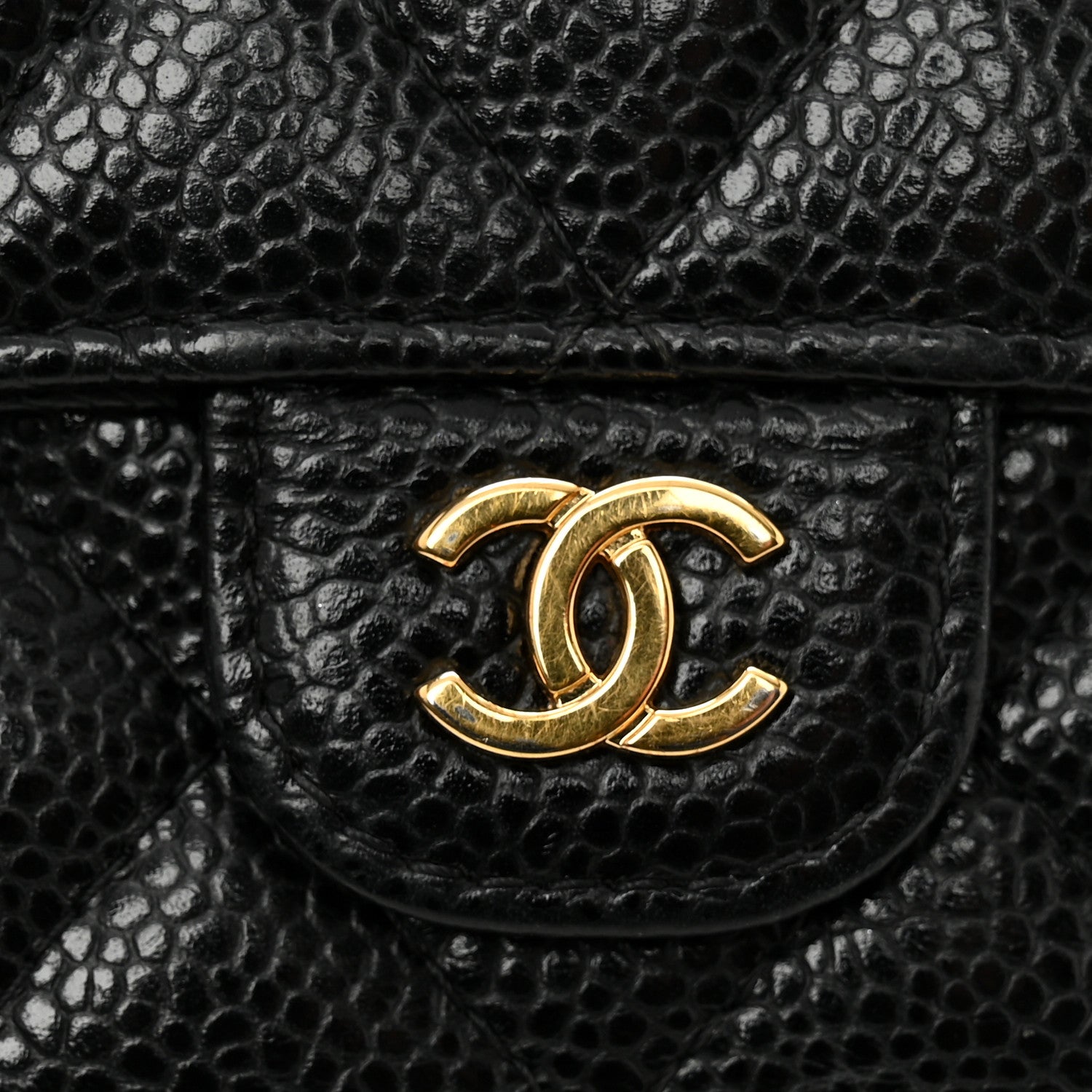 Chanel Caviar Quilted Medium Flap Wallet Black 9 of 10