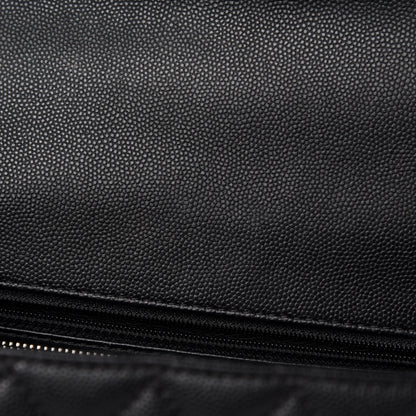 Chanel Caviar Lizard Quilted Small Coco Handle Flap Black 12 of 17
