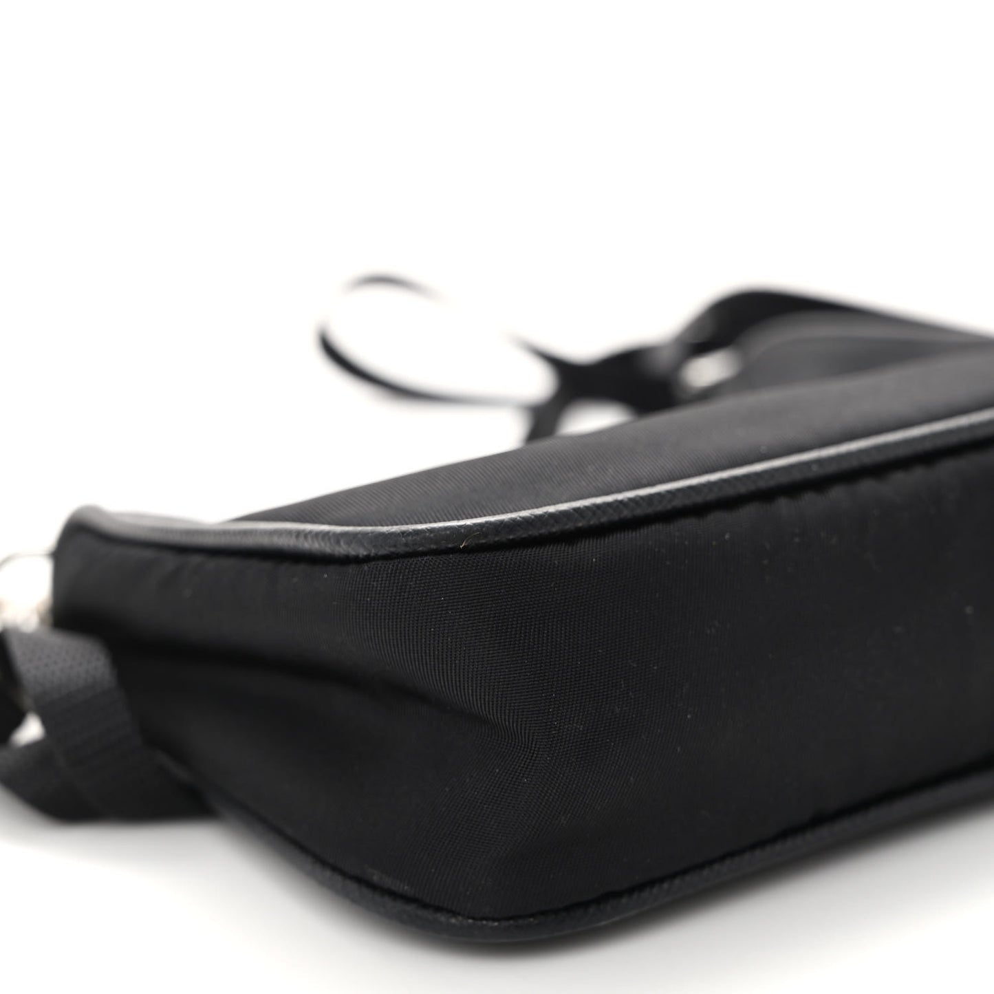 Tessuto Nylon Mini Re-Edition 2000 Shoulder Bag Black
