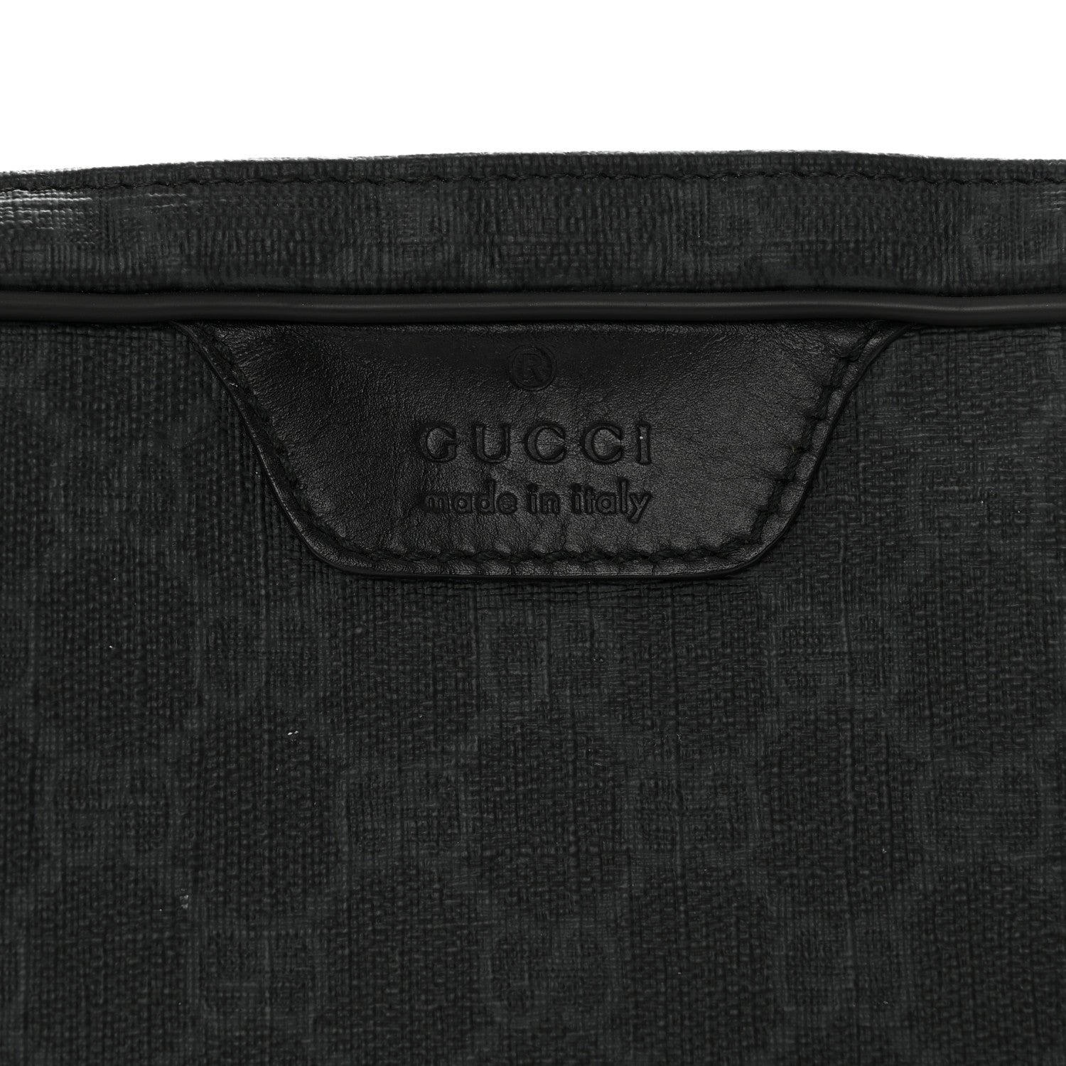 Gucci GG Supreme Monogram Toiletry Case Black Grey 9 of 13