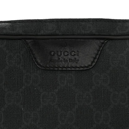 Gucci GG Supreme Monogram Toiletry Case Black Grey 9 of 13