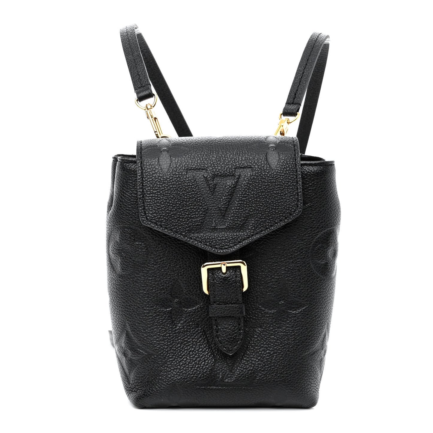 Empreinte Monogram Giant Tiny Backpack Black