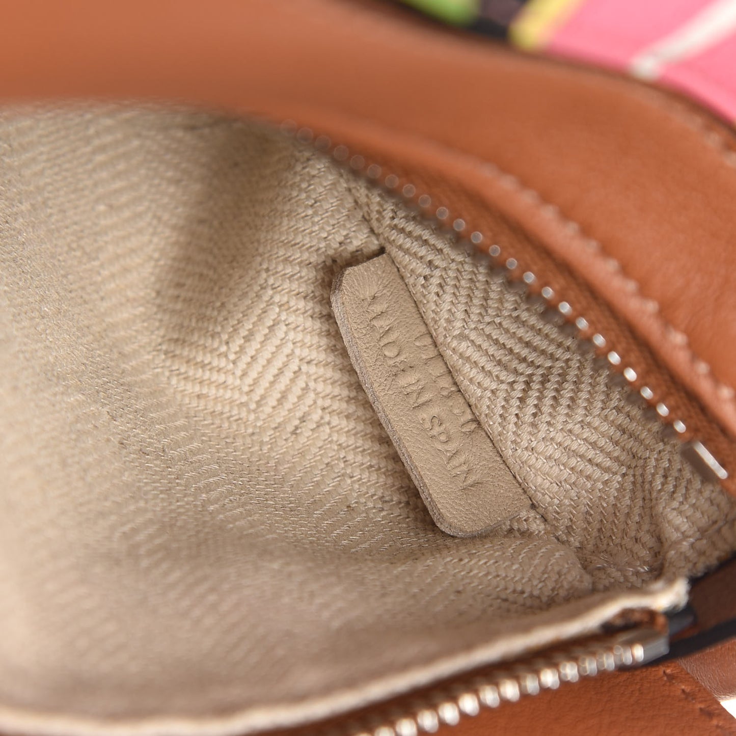 Calfskin Mini Puzzle Bag Pink Multicolor