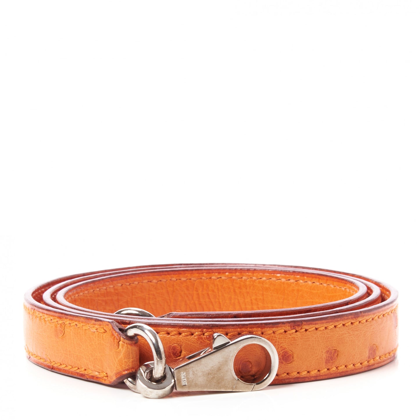 Ostrich Kelly Sellier 32 Orange
